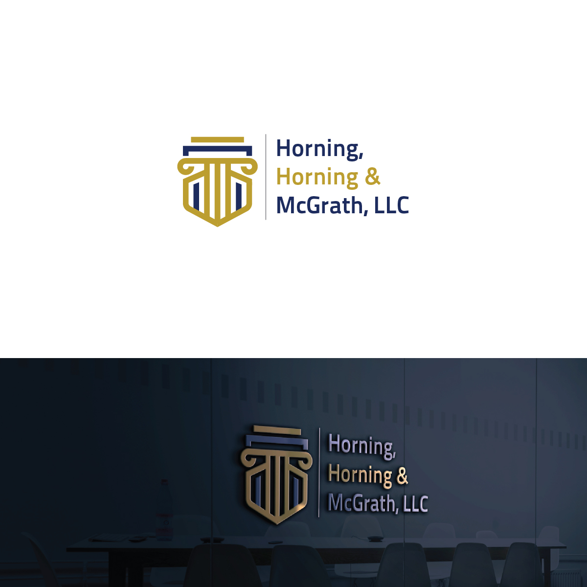 Logo Design by Maxo-Biz for Horning, Horning & McGrath, LLC | Design #36757285