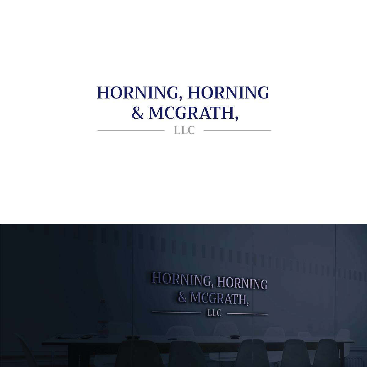 Logo Design by Maxo-Biz for Horning, Horning & McGrath, LLC | Design #36757286