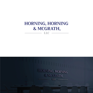 Logo Design by Maxo-Biz for Horning, Horning & McGrath, LLC | Design: #36757286