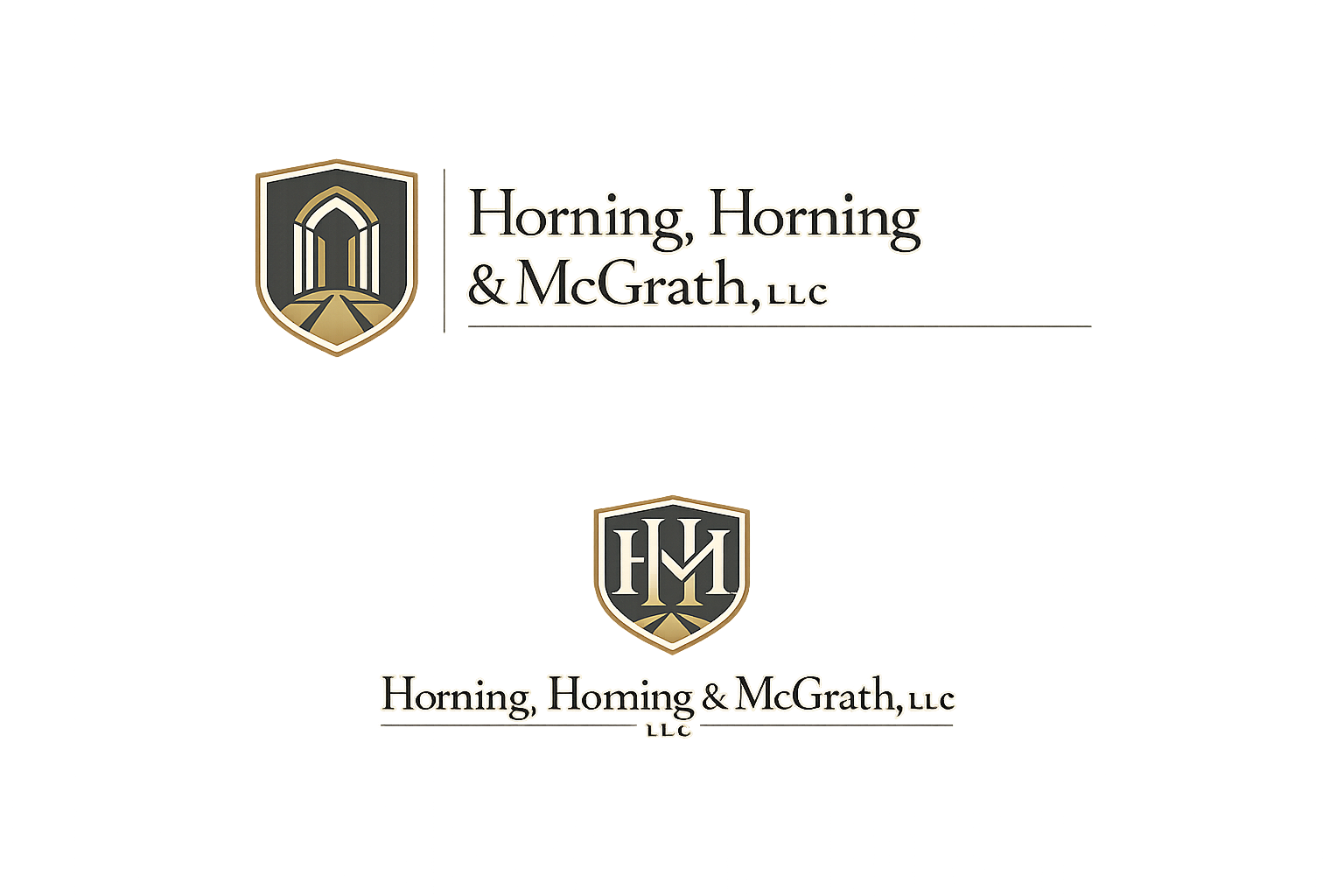 Logo Design by designadnn for Horning, Horning & McGrath, LLC | Design #36755394