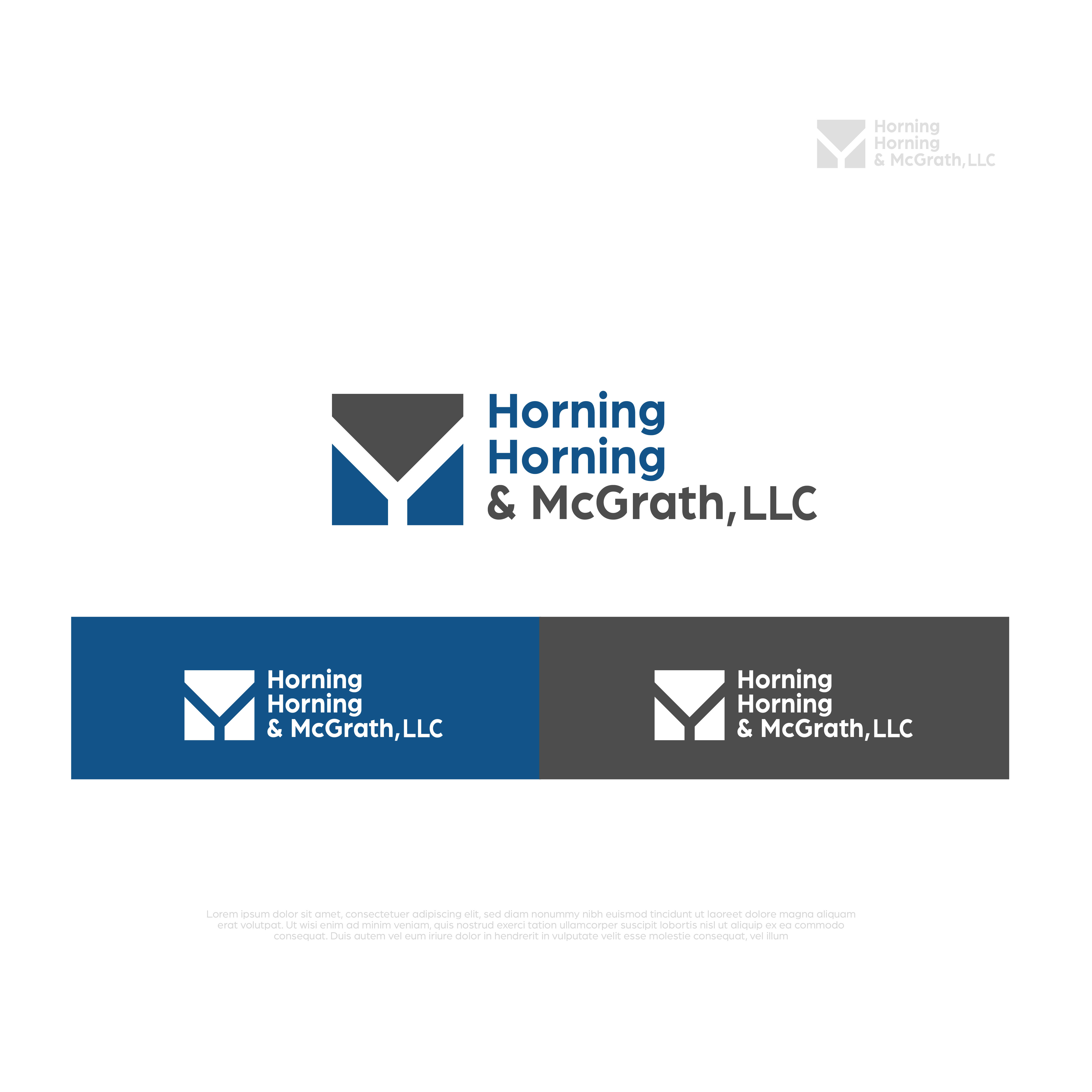 Logo Design by Bear Studio for Horning, Horning & McGrath, LLC | Design #36758462