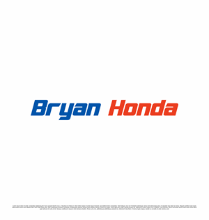 Logo Design by saesean for BRYAN HONDA | Design: #36763481