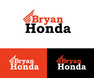 Logo Design by RaKu 2 for BRYAN HONDA | Design: #36763766