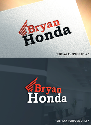 Logo Design by RaKu 2 for BRYAN HONDA | Design: #36766354