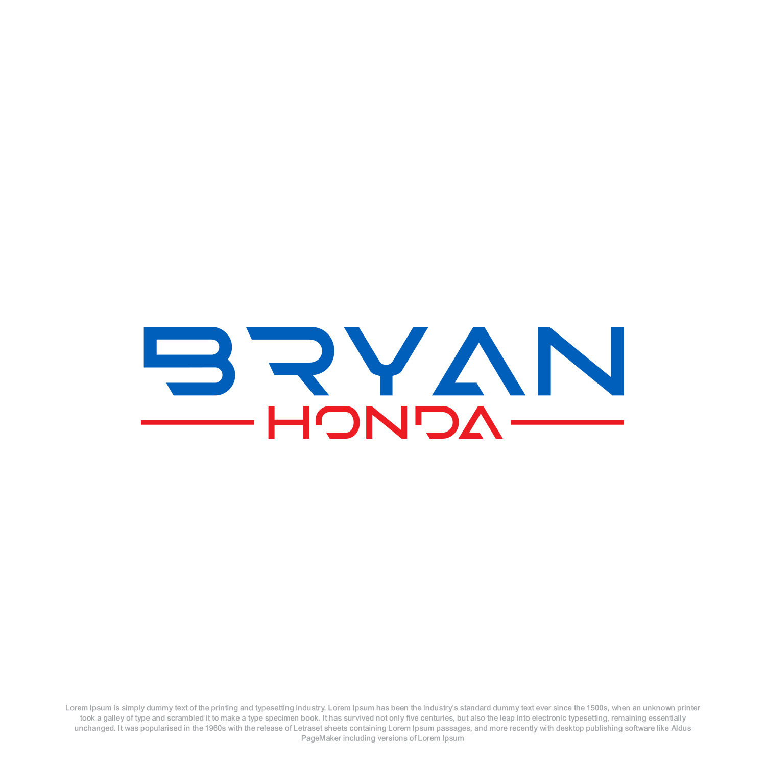 Diseño de Logo por Ahsan Designs para BRYAN HONDA | Diseño #36768670