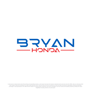 Logo Design by Ahsan Designs for BRYAN HONDA | Design: #36768670