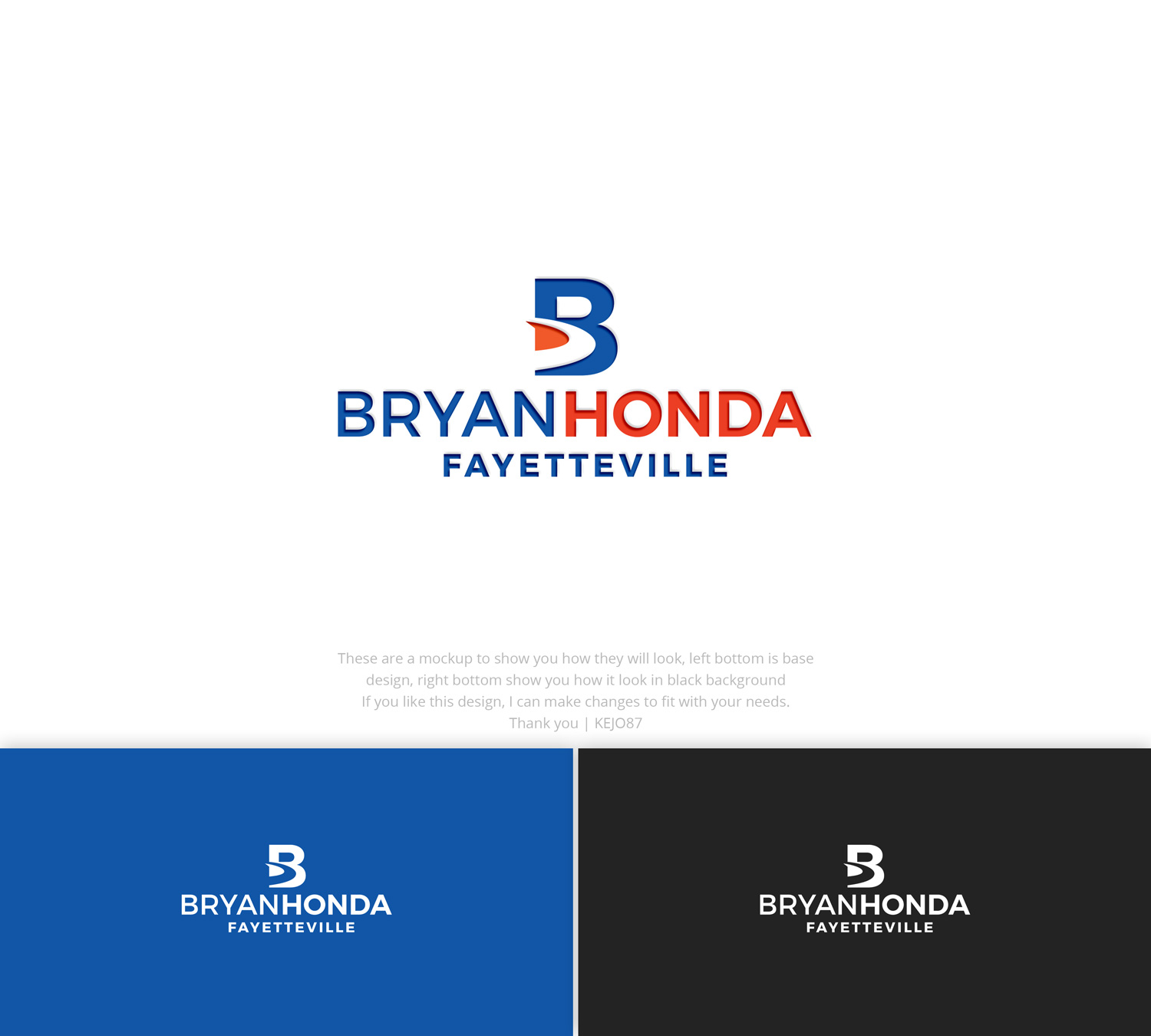 Diseño de Logo por Kejo87 para BRYAN HONDA | Diseño #36760738