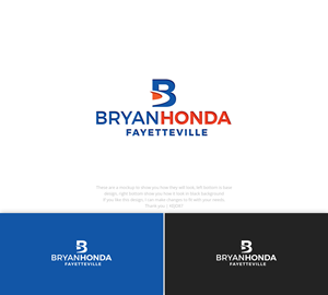 Logo Design by Kejo87 for BRYAN HONDA | Design: #36760738