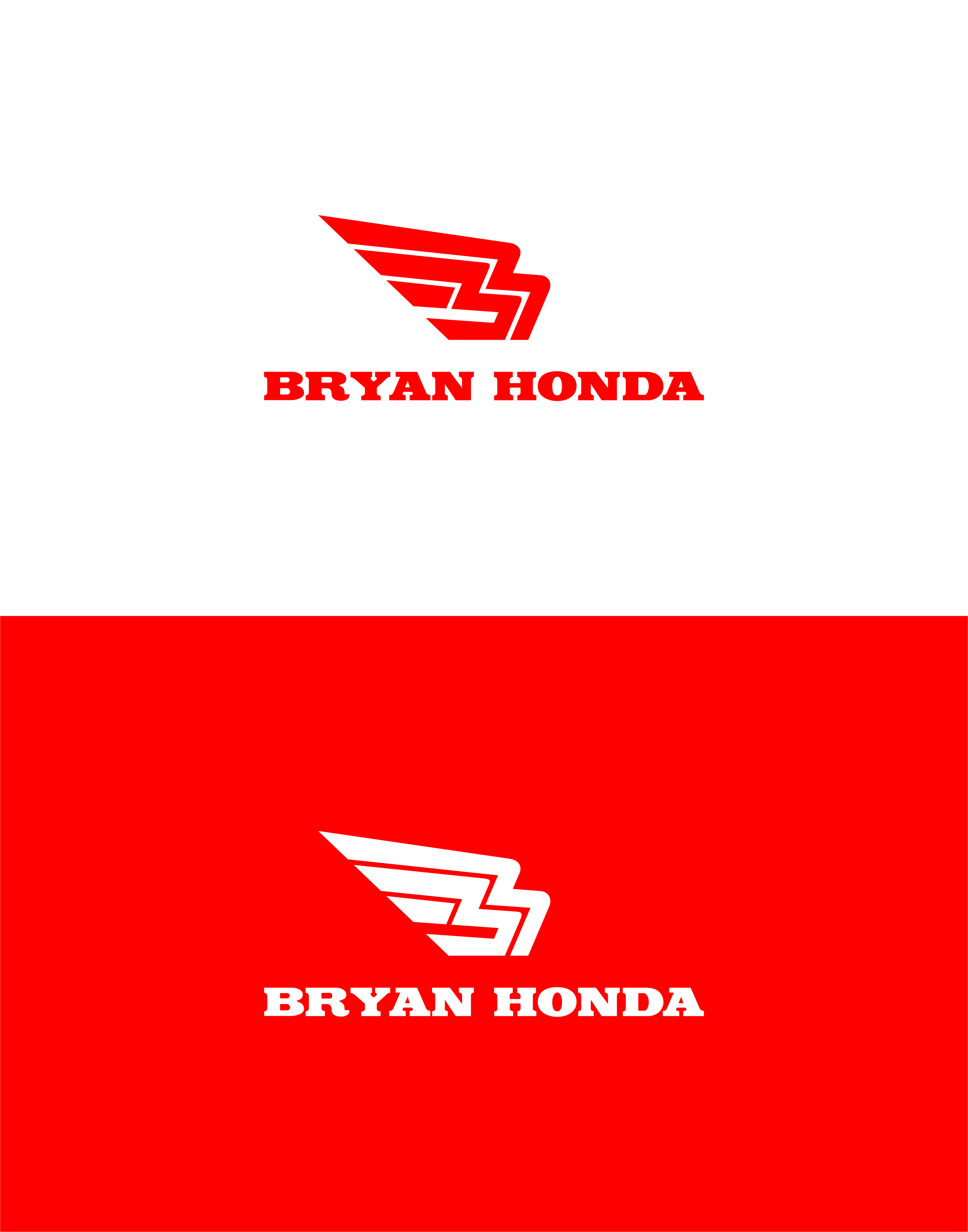 Logo Design by 333 Adrian 888 for BRYAN HONDA | Design #36787165