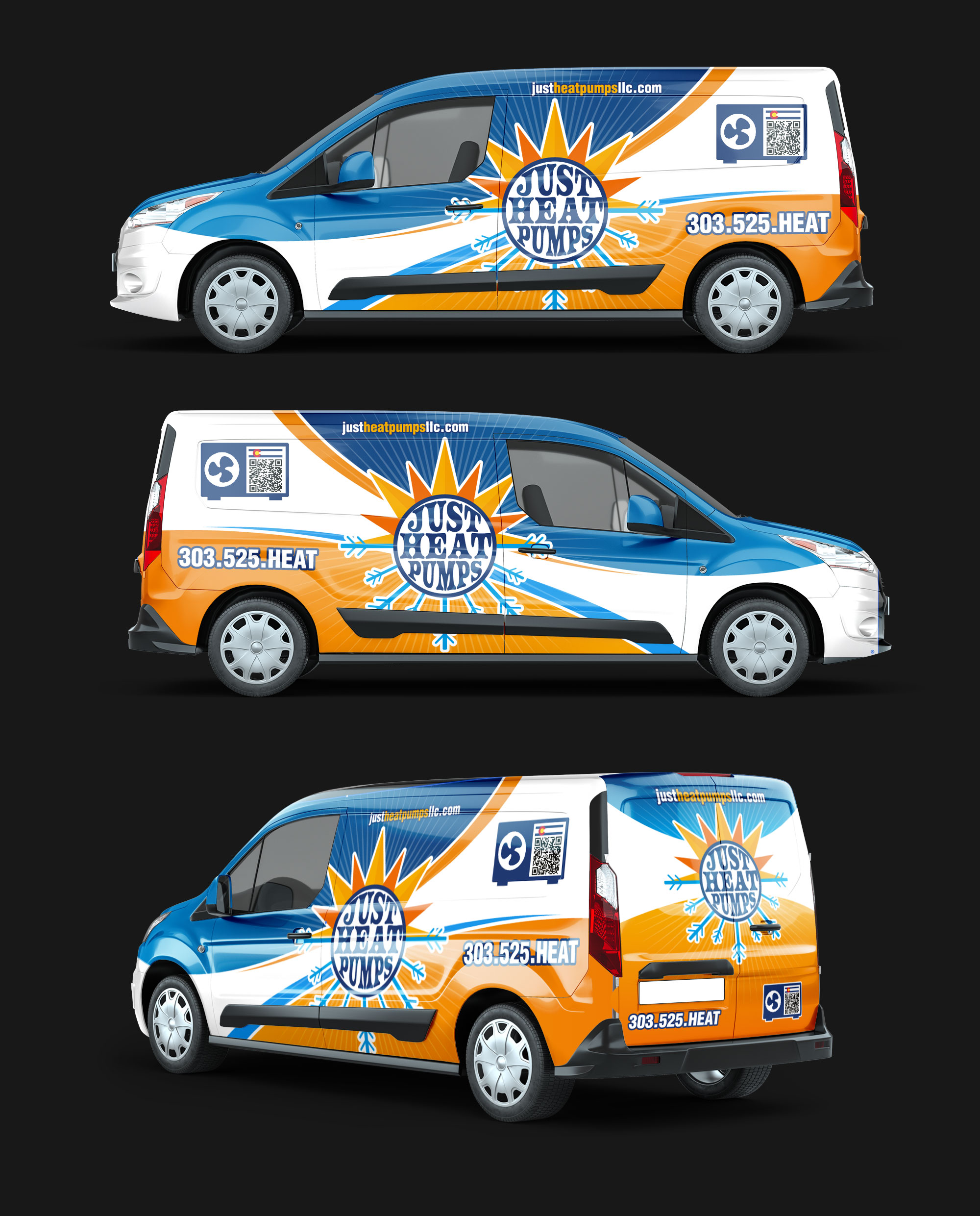 Car Wrap Design by WrapTonic24 for Just Heat Pumps | Design #36805643
