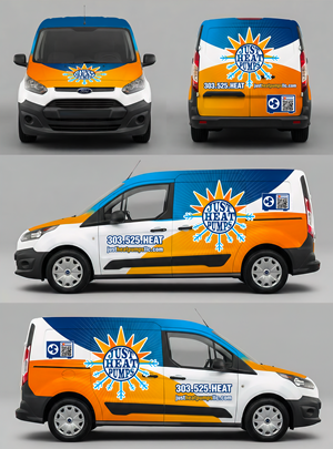 Car Wrap Design by sanabil for Just Heat Pumps | Design: #36764610
