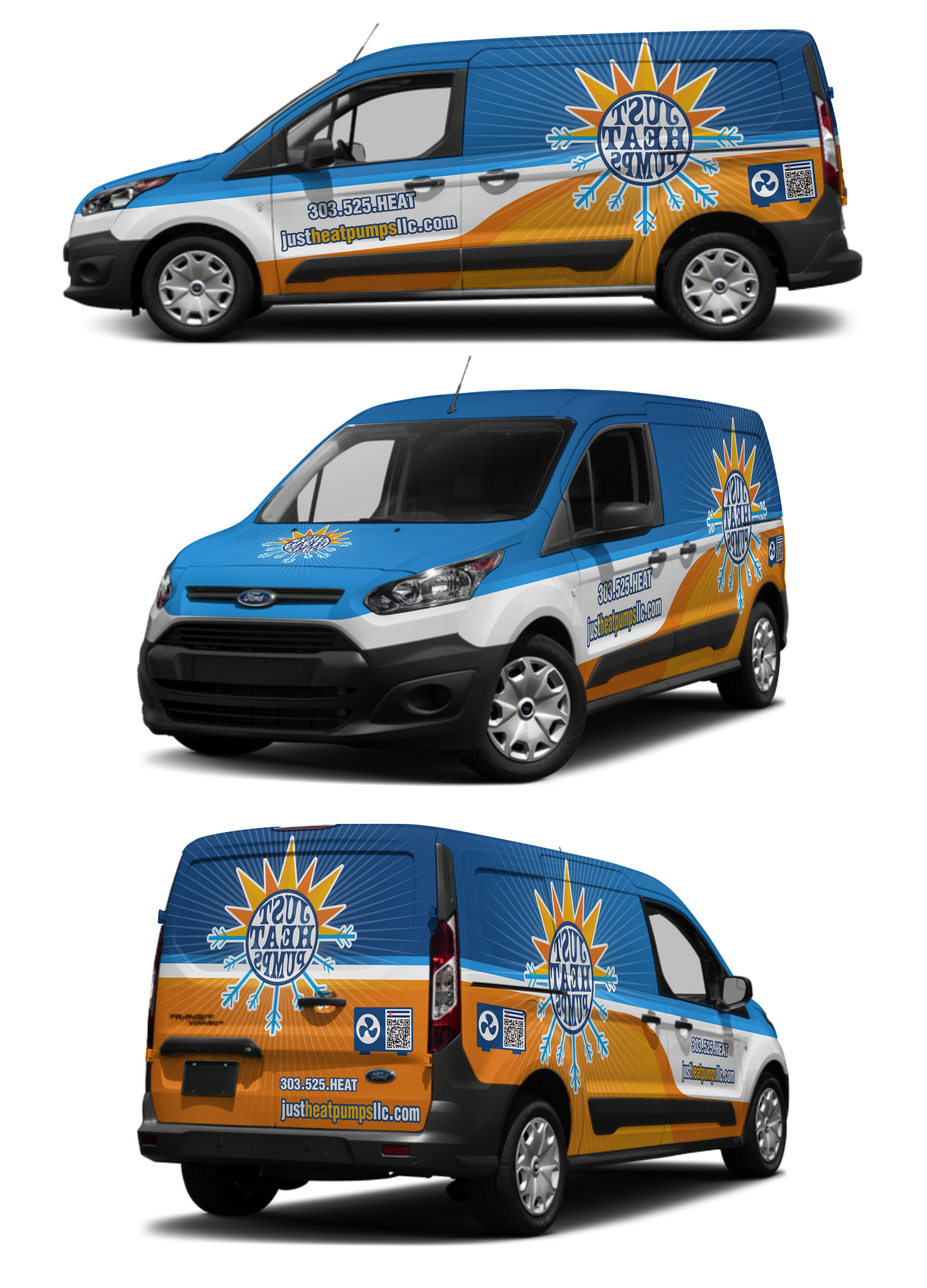 Car Wrap-Design von Ferdyansyah für Just Heat Pumps | Design #36791807