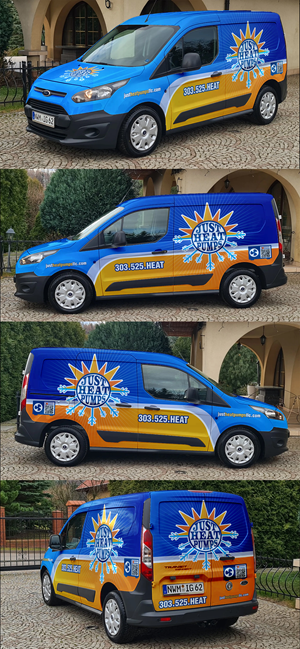 Car Wrap Design by tamtama for Just Heat Pumps | Design: #36763902