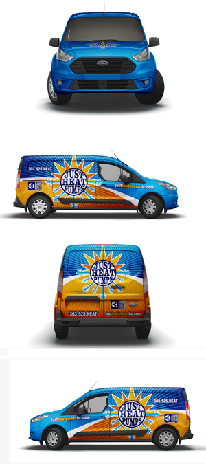 Car Wrap Design by ANGGI MAULANA PRAKOSO for Just Heat Pumps | Design: #36772211