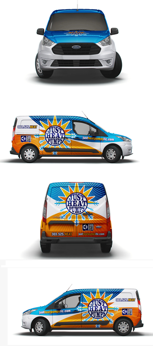 Car Wrap Design by ANGGI MAULANA PRAKOSO for Just Heat Pumps | Design: #36784058