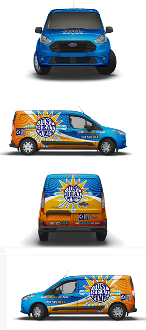 Car Wrap Design by ANGGI MAULANA PRAKOSO for Just Heat Pumps | Design: #36857795