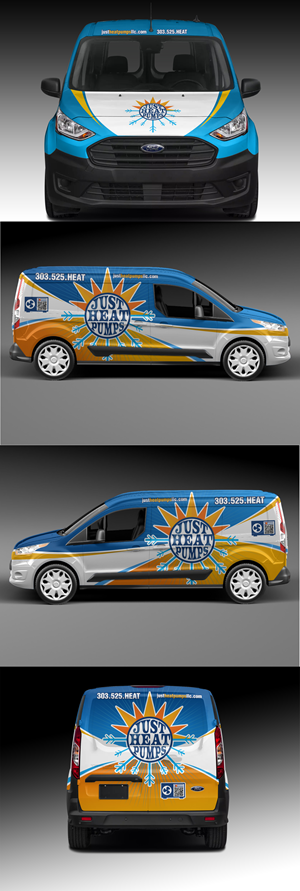 Car Wrap Design by Virgy priatna putra for Just Heat Pumps | Design: #36775997