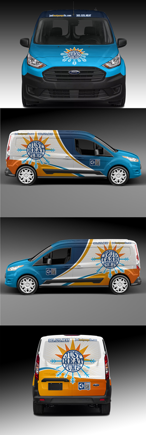 Car Wrap Design by Virgy priatna putra for Just Heat Pumps | Design: #36776001