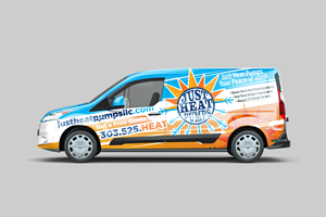 Car Wrap Design by VCreativeidea for Just Heat Pumps | Design: #36771445