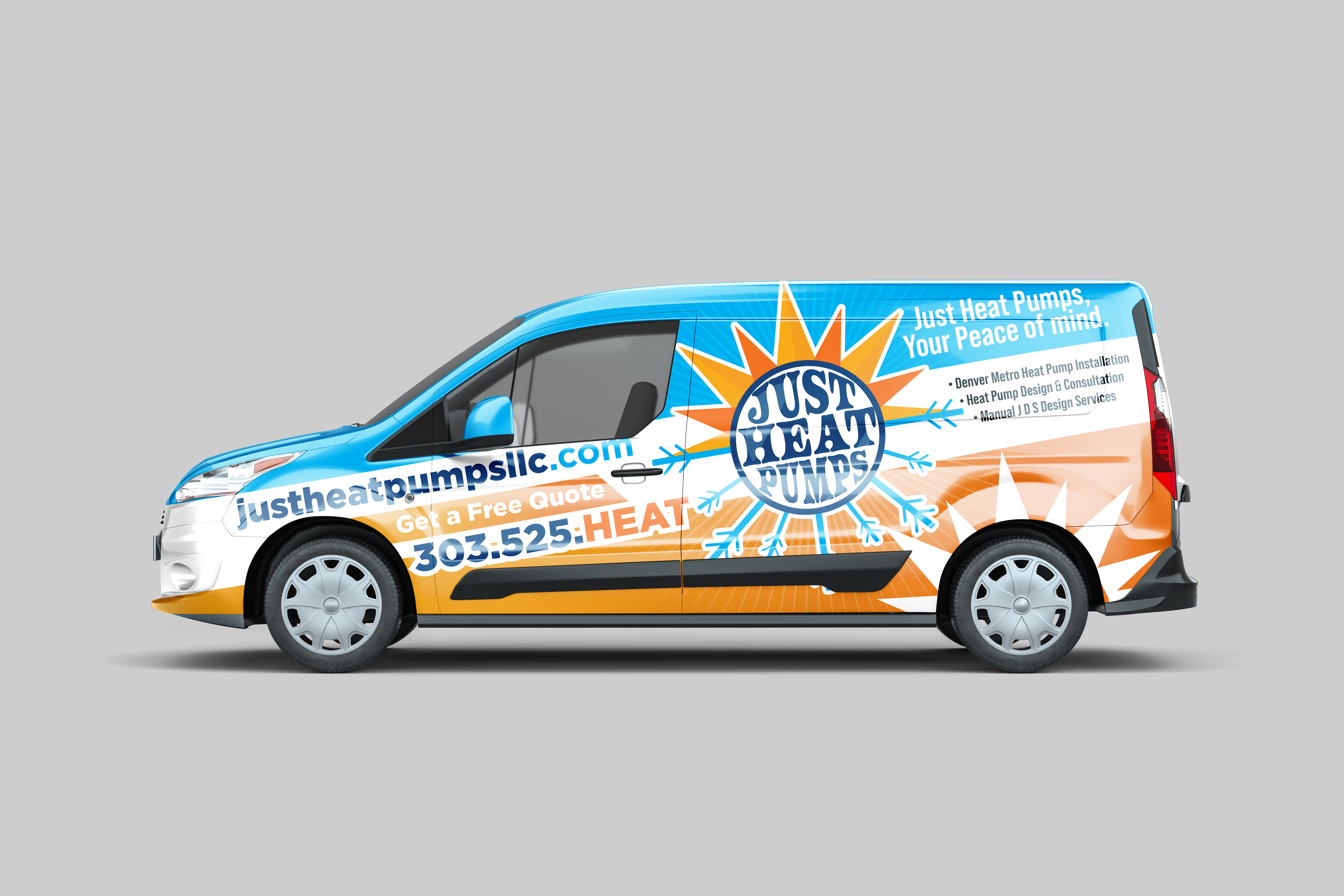 Car Wrap Design by VCreativeidea for Just Heat Pumps | Design #36771480