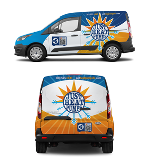 Car Wrap Design by 123graphics for Just Heat Pumps | Design #36768435