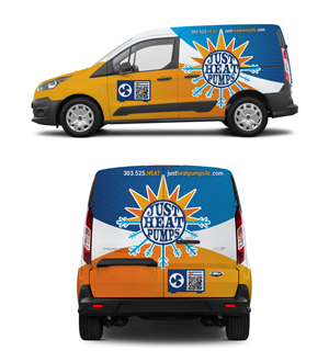 Car Wrap Design by 123graphics for Just Heat Pumps | Design: #36768436