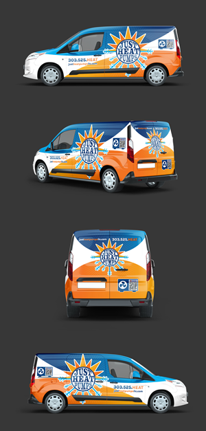 Car Wrap Design by Wrapcia for Just Heat Pumps | Design: #36788198