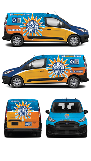 Car Wrap Design by aabirk09 for Just Heat Pumps | Design: #36763460