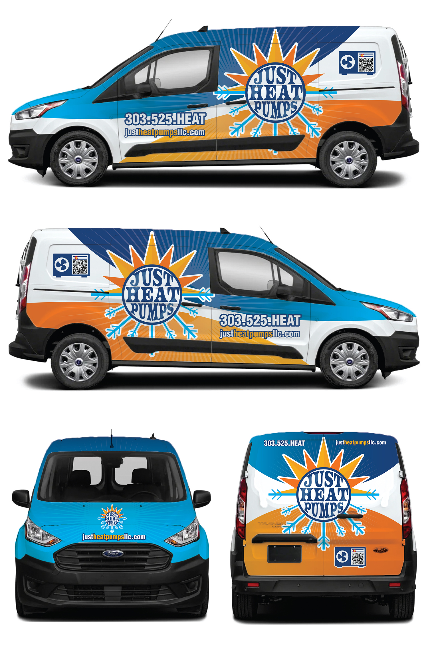 Car Wrap Design by aabirk09 for Just Heat Pumps | Design #36765241