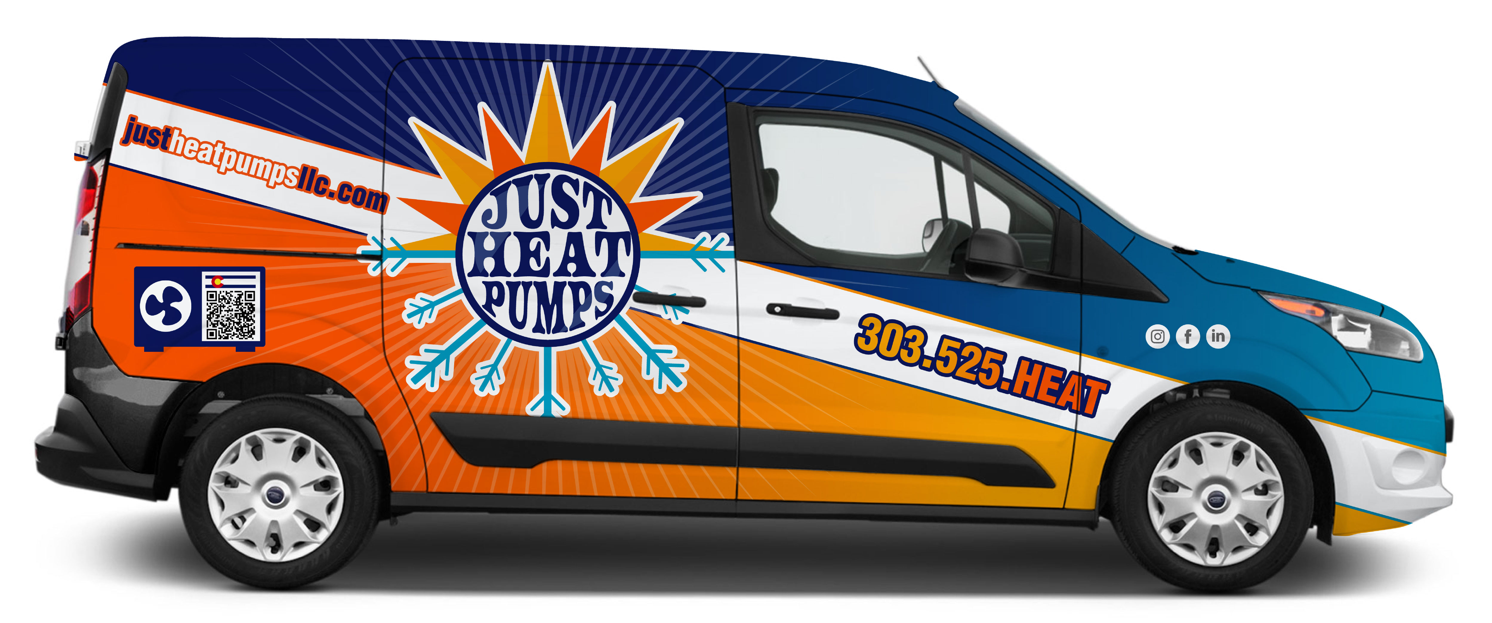 Car Wrap Design by The Faisal for Just Heat Pumps | Design #36776565