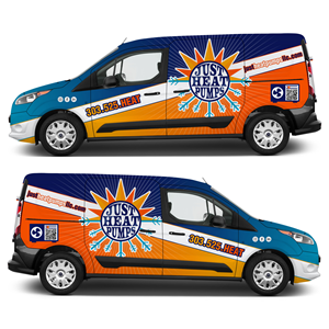 Car Wrap Design by The Faisal for Just Heat Pumps | Design: #36776566