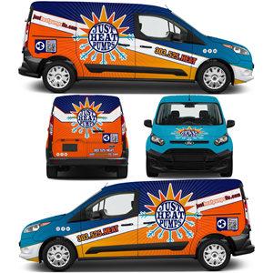 Car Wrap Design by The Faisal for Just Heat Pumps | Design: #36782857