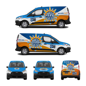 Car Wrap Design by Yoga Tri for Just Heat Pumps | Design: #36766713