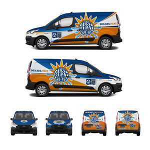 Car Wrap Design by Yoga Tri for Just Heat Pumps | Design: #36770825