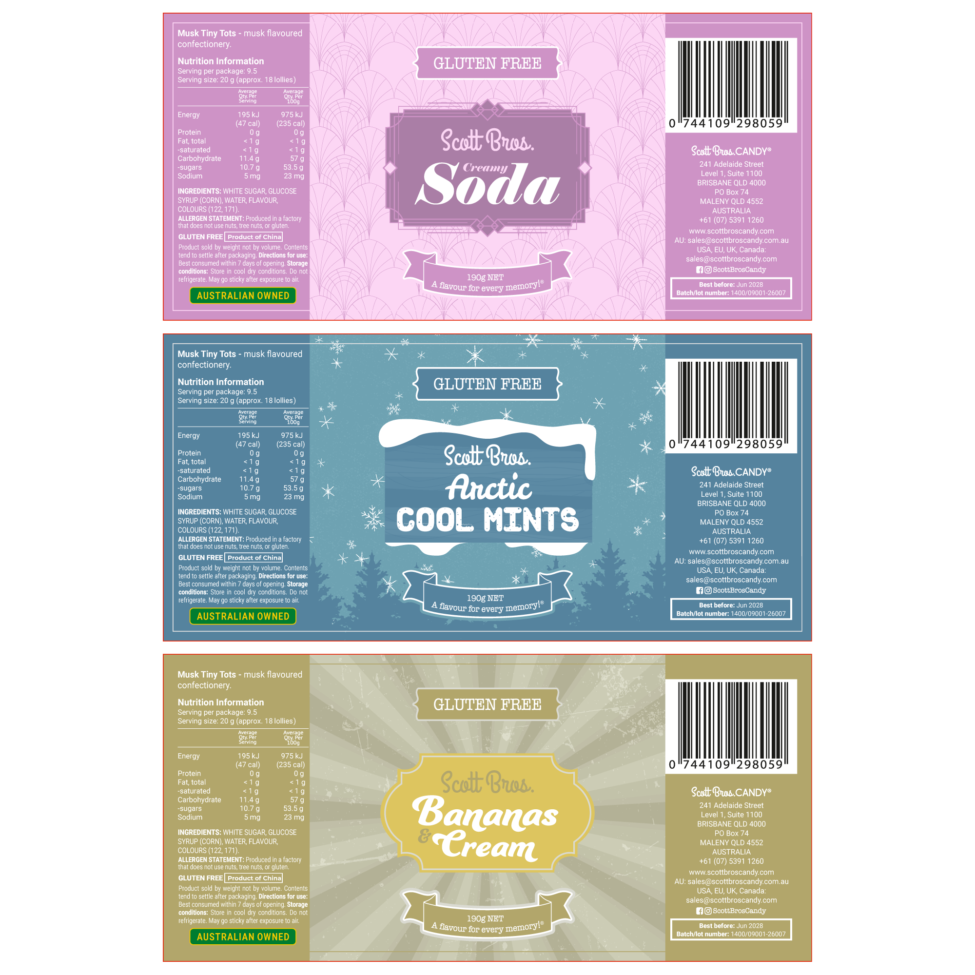 Design Graphique par Talha Baslik pour Scott Bros. CANDY | Design #36795112