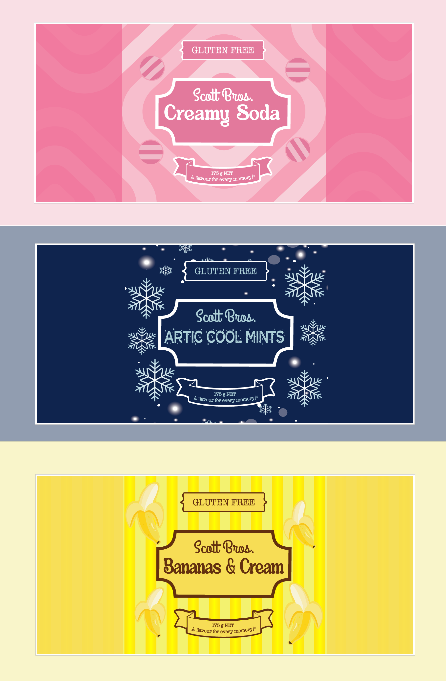 Diseño Gráfico por LAONE para Scott Bros. CANDY | Diseño #36788562