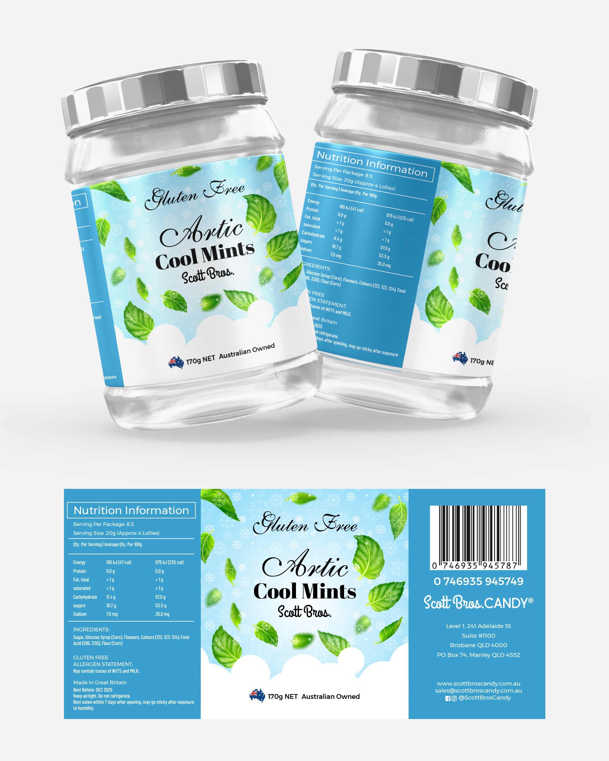 Diseño Gráfico por 123graphics para Scott Bros. CANDY | Diseño #36782823