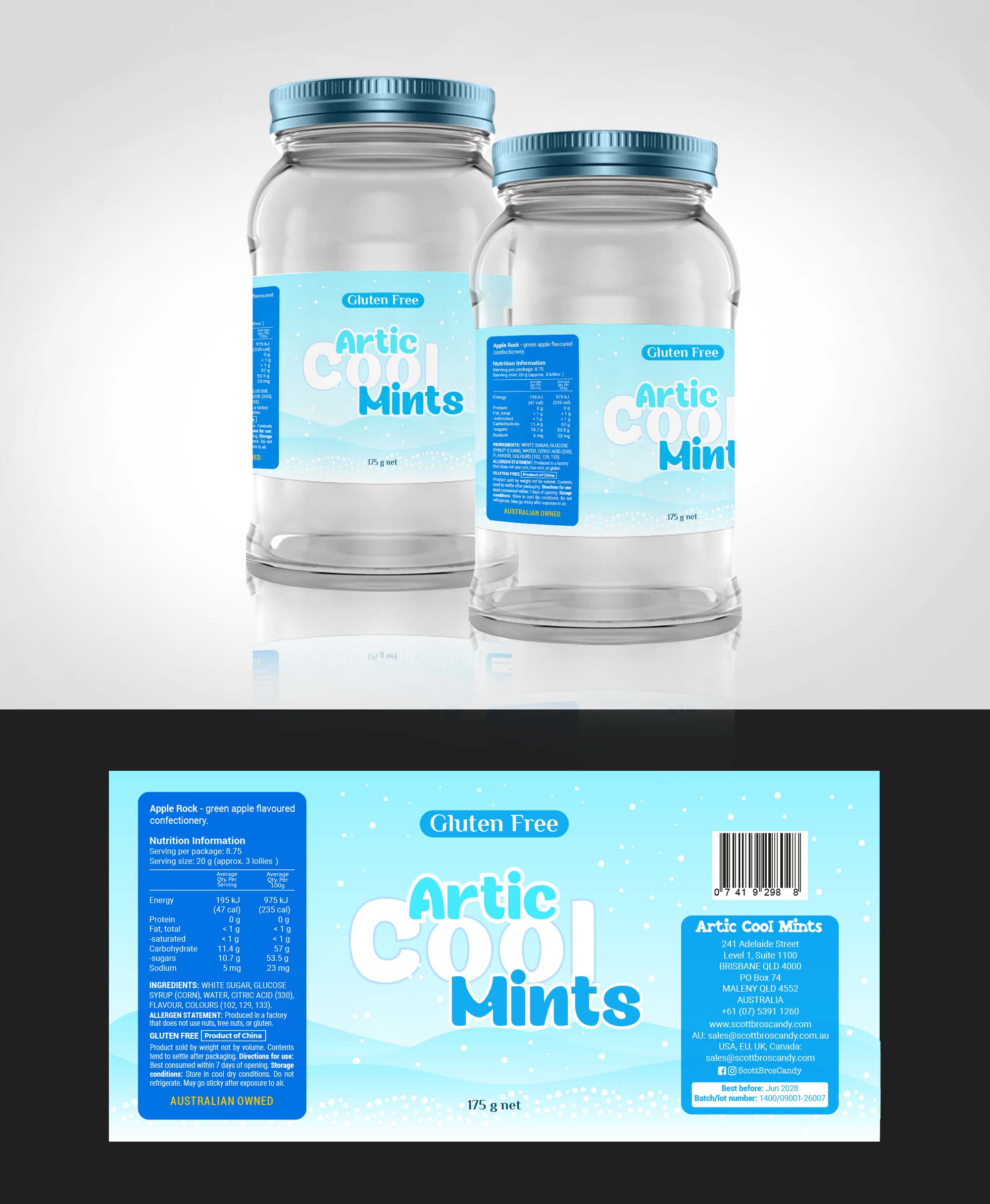 Diseño Gráfico por websmartusa para Scott Bros. CANDY | Diseño #36783063