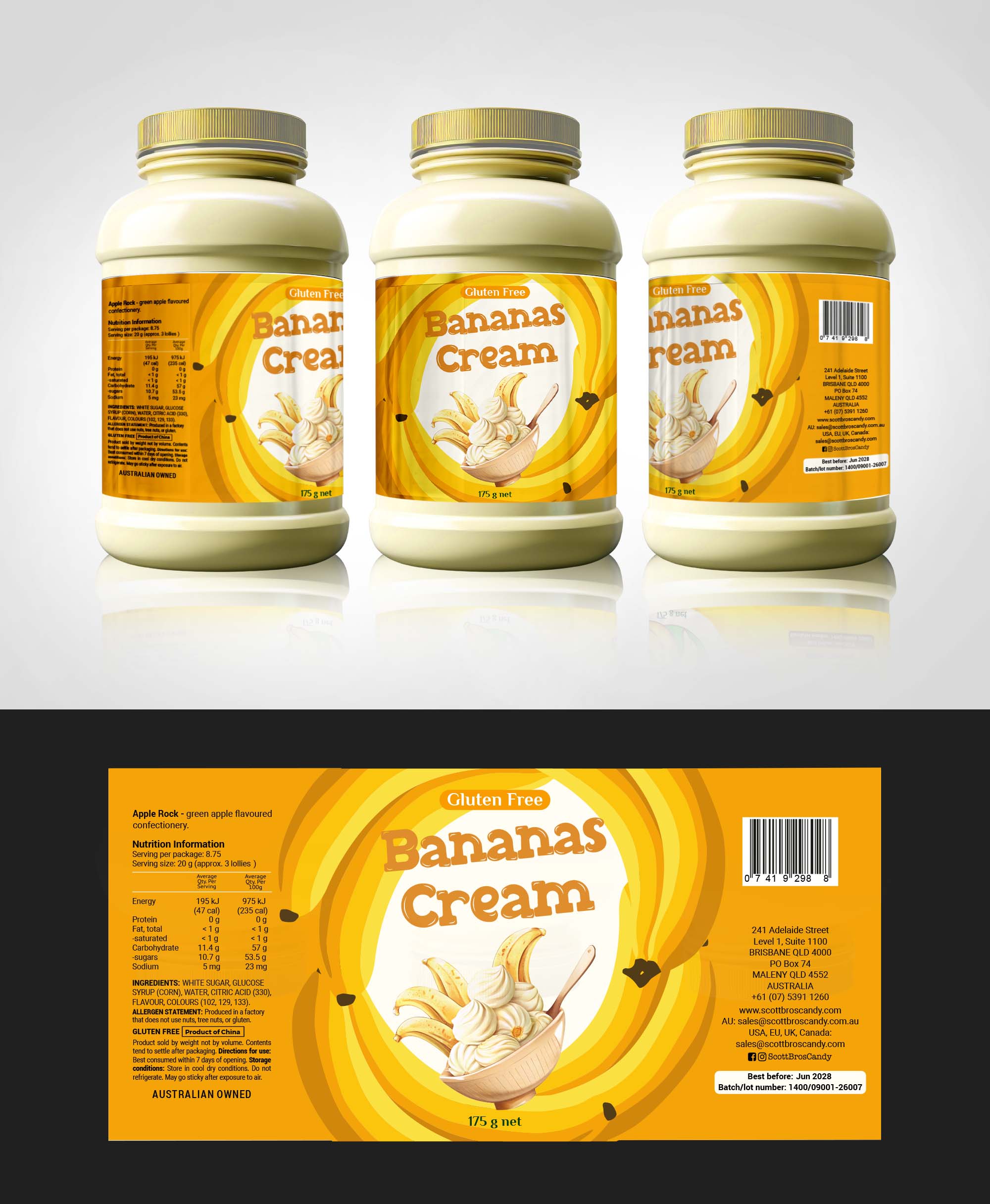 Diseño Gráfico por websmartusa para Scott Bros. CANDY | Diseño #36783084