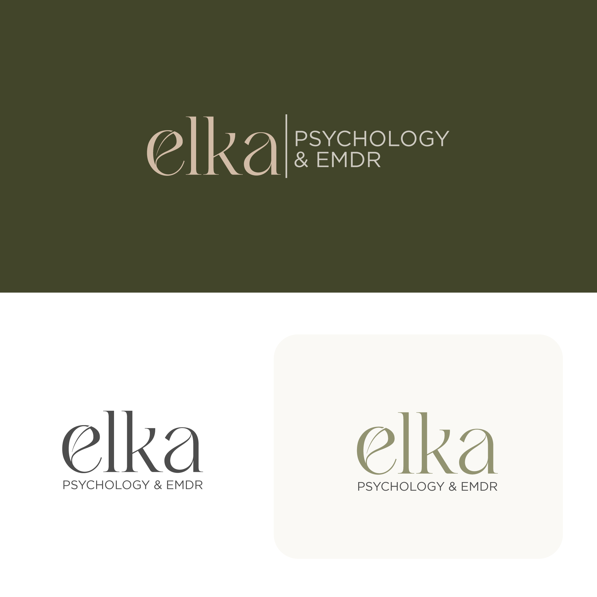 Logo Design by Farhad Kreative for Elka Psychology + EMDR | Design #36775771