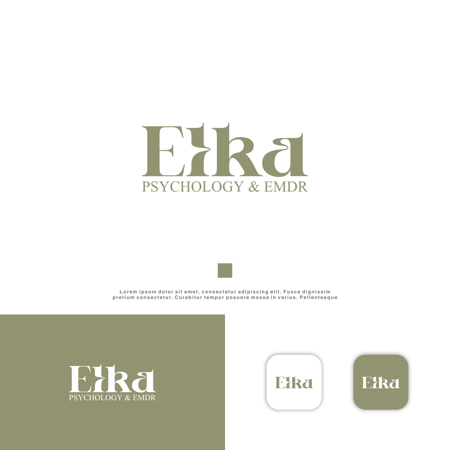 Design de Logo par Kenshin777 pour Elka Psychology + EMDR | Design #36779156