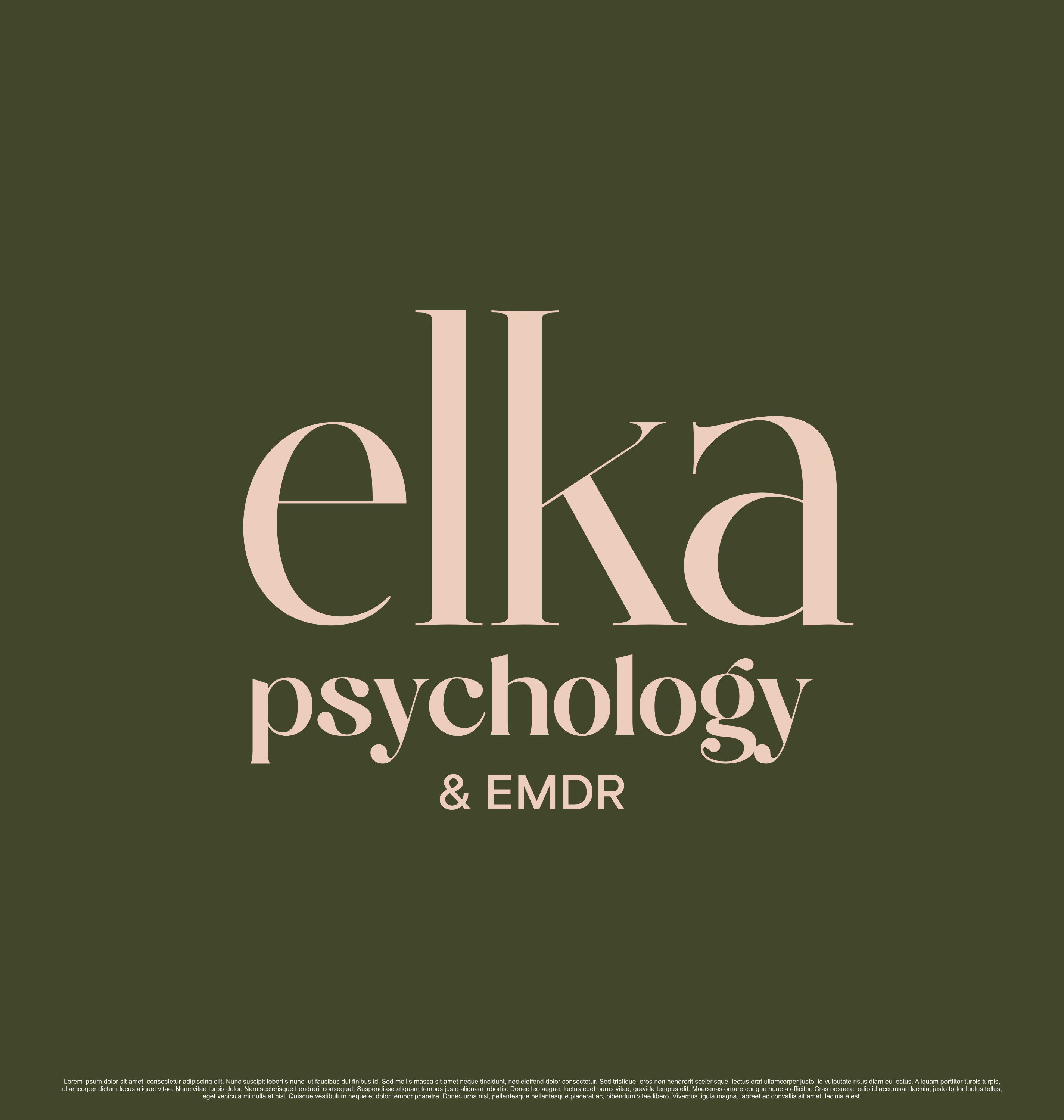 Design de Logo par saesean pour Elka Psychology + EMDR | Design #36776981