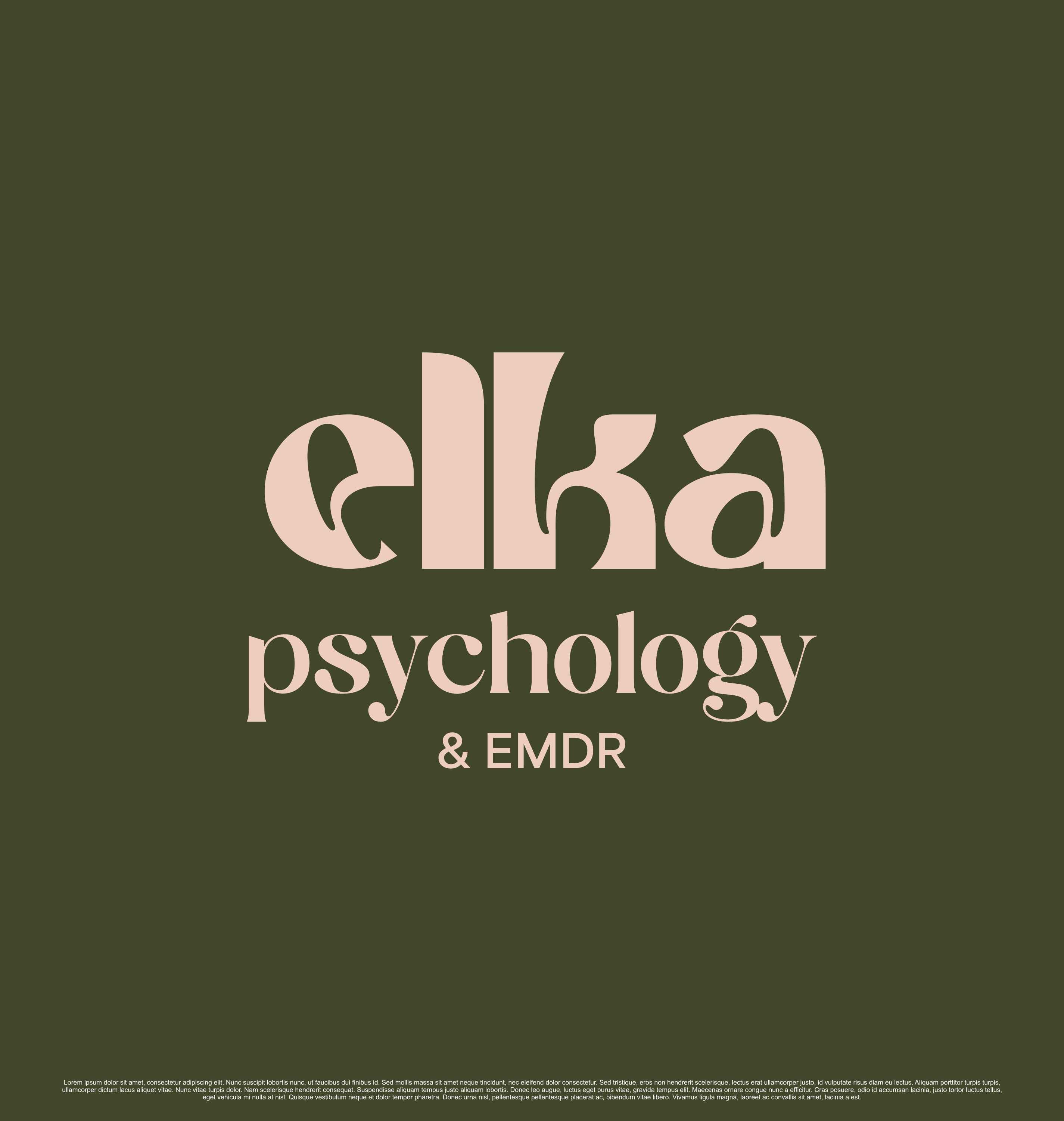 Design de Logo par saesean pour Elka Psychology + EMDR | Design #36776982