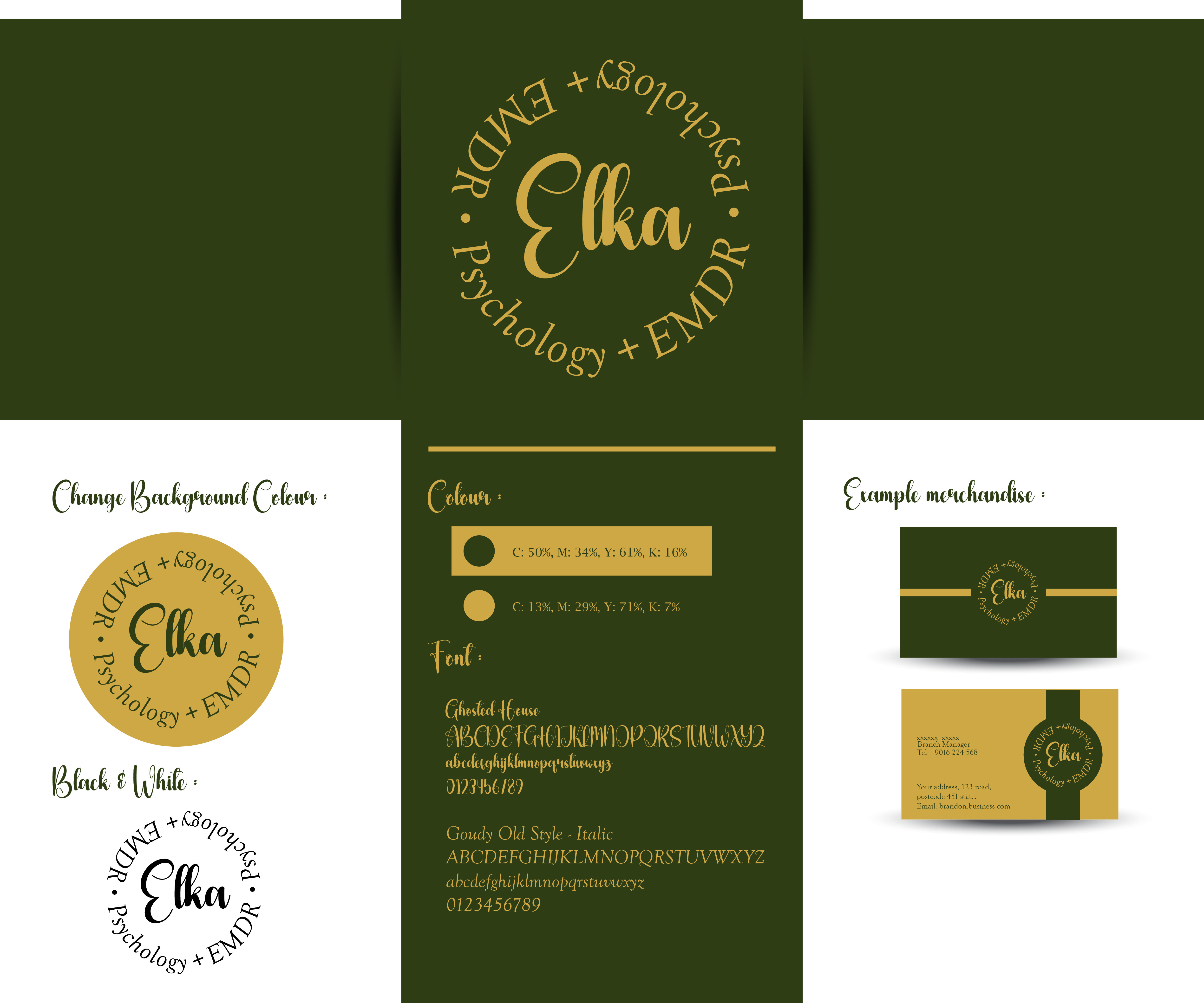 Logo Design by kinaka.honey for Elka Psychology + EMDR | Design #36785530