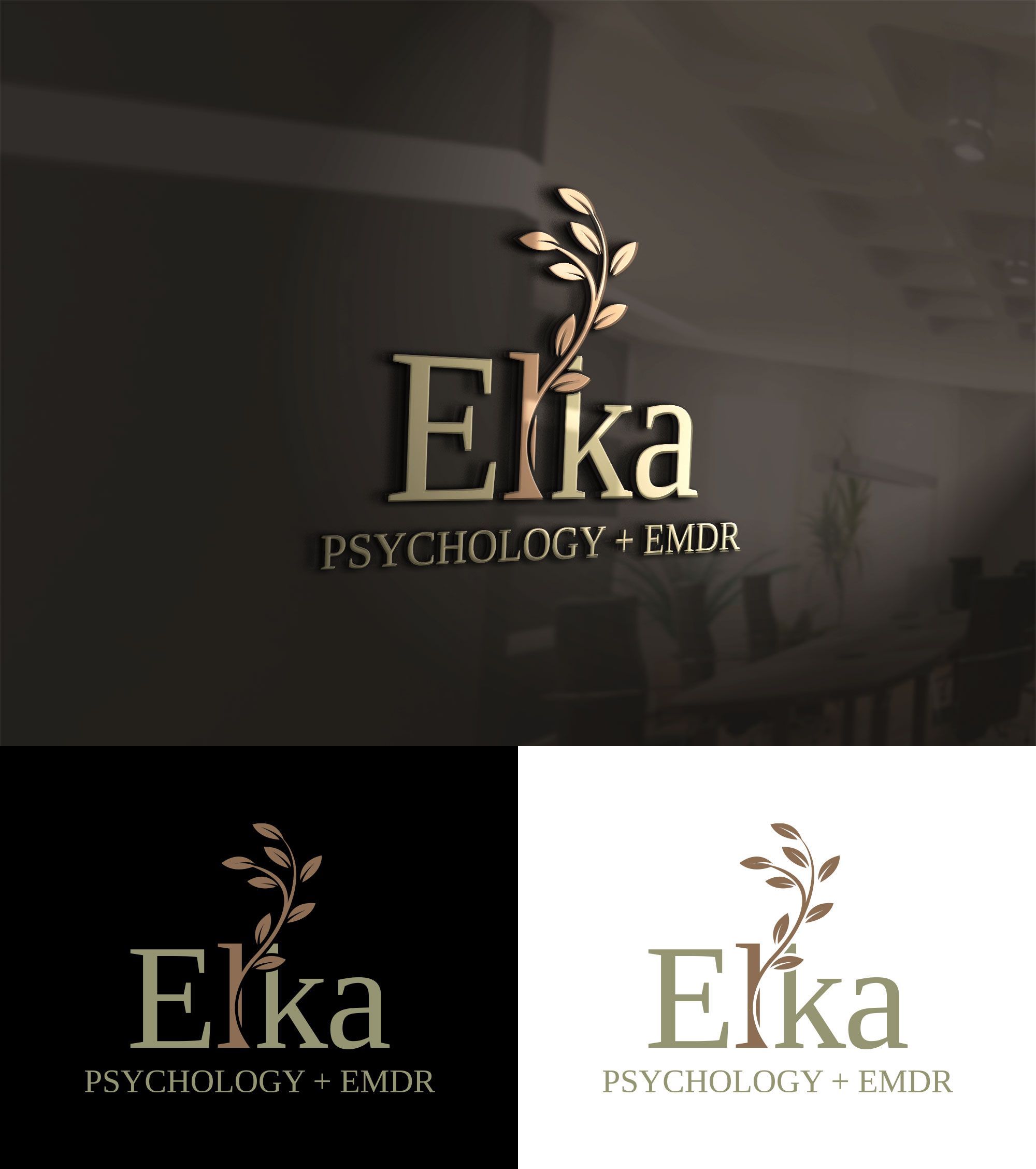Logo Design by Impressive Designs for Elka Psychology + EMDR | Design #36777070