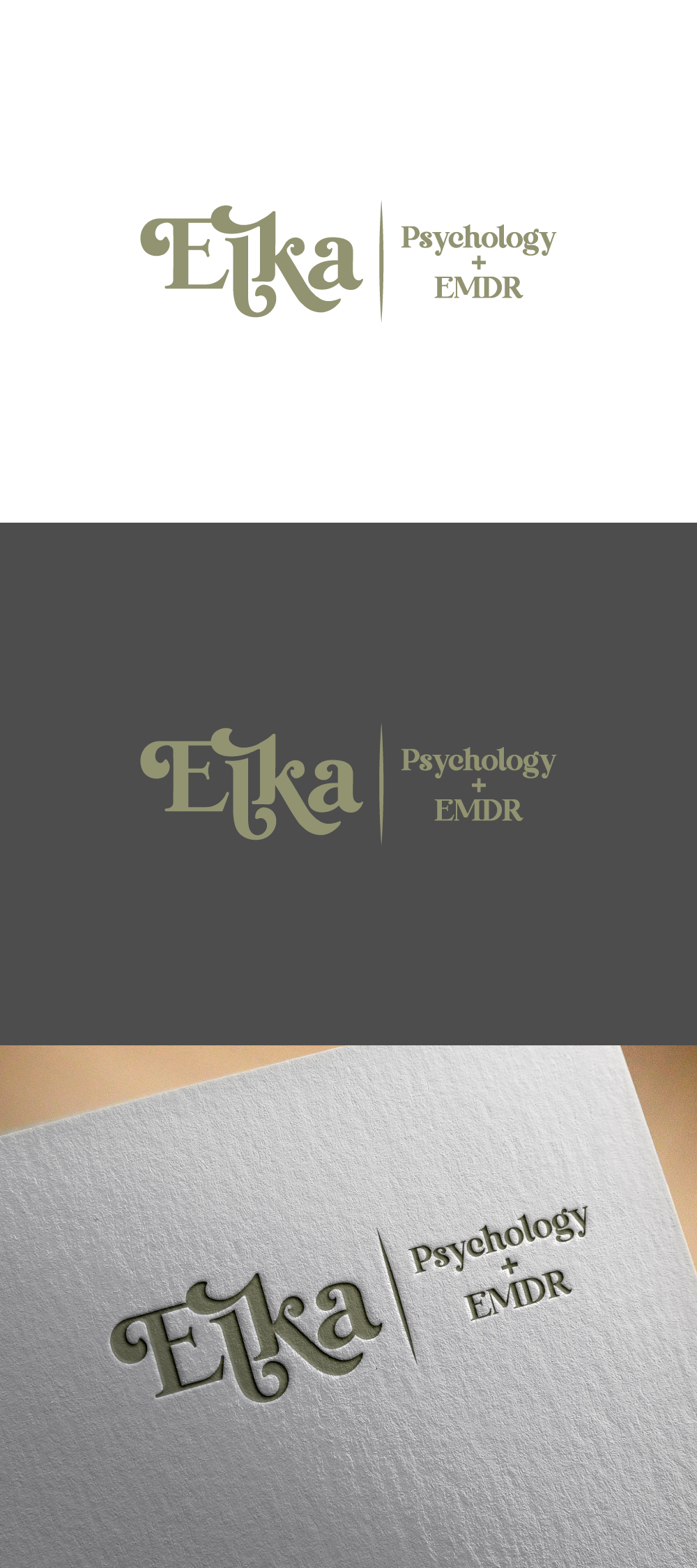 Logo Design by designA78 for Elka Psychology + EMDR | Design #36775962