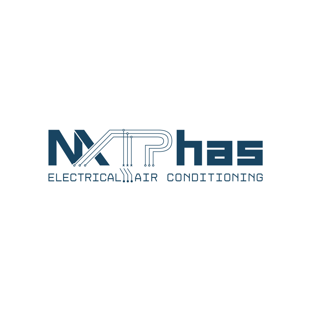 Diseño de Logo por silverbeams para Nxt Phase Electrical & Air Conditioning | Diseño #36781958