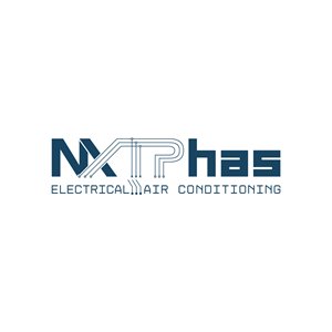 Diseño de Logo por silverbeams para Nxt Phase Electrical & Air Conditioning | Diseño: #36781958