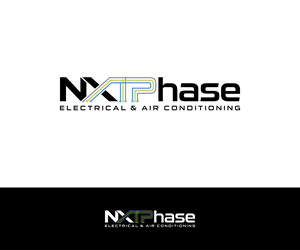 Logo Design by Oumazu for Nxt Phase Electrical & Air Conditioning | Design: #36783587