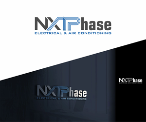 Logo Design by alkaline for Nxt Phase Electrical & Air Conditioning | Design: #36780157